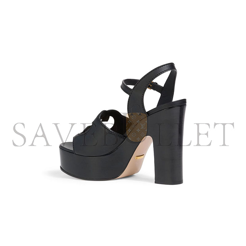 G*u*i leather platform sandals